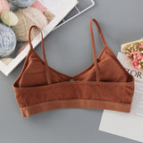 Maxbell Maxbell Women's Comfy Sexy Padded Push up Everyday Bra Brown