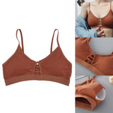 Maxbell Maxbell Women's Comfy Sexy Padded Push up Everyday Bra Brown