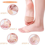 Maxbell Maxbell Silicone Forefoot Pad Metatarsal Pads Ball of Foot Cushions Normal Skin