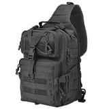 Outdoor cycling molle crossbody bag Black