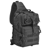 Outdoor cycling molle crossbody bag Black