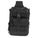 Outdoor cycling molle crossbody bag Black