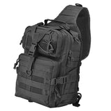 Outdoor cycling molle crossbody bag Black