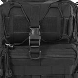 Outdoor cycling molle crossbody bag Black