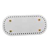 Leather DIY Bags Bottom Mat Pad Insert Base Replacement Purse Making White