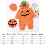 Maxbell Baby Romper Hooded Jumpsuit Bodysuit Outfit Halloween Clothes 80 6-9 Months