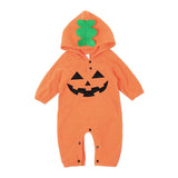 Maxbell Baby Romper Hooded Jumpsuit Bodysuit Outfit Halloween Clothes 80 6-9 Months