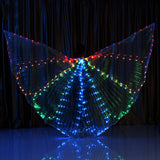 Women Adults LED Butterfly Wings Belly Dance Costumes Glowing Performance