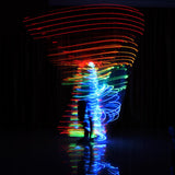 Women Adults LED Butterfly Wings Belly Dance Costumes Glowing Performance