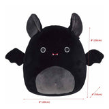 Maxbell 8" Halloween Plush Bat Toy Christmas Holiday Birthday Gift for Kids Black