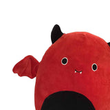 Maxbell 8" Halloween Plush Bat Toy Christmas Holiday Birthday Gift for Kids Red