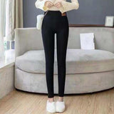 Women's Casual Fleece Lined Warm Leggings Thicken Pants Winter Warm XXXL