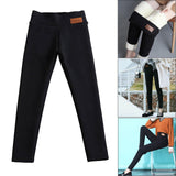 Women's Casual Fleece Lined Warm Leggings Thicken Pants Winter Warm XXXL