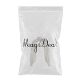 Maxbell Maxbell Turtleneck Sexy Short Sweater Long Sleeve Knitwear Pullover Halter Top White