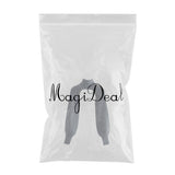 Maxbell Maxbell Turtleneck Sexy Short Sweater Long Sleeve Knitwear Pullover Halter Top Gray