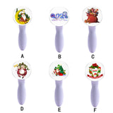 Maxbell Christmas Flashing Light Santa Claus Music Sound Stick Battery Operated A