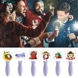 Maxbell Christmas Flashing Light Santa Claus Music Sound Stick Battery Operated A