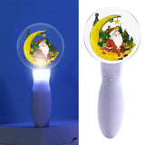 Maxbell Christmas Flashing Light Santa Claus Music Sound Stick Battery Operated A