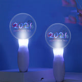 Maxbell Christmas Flashing Light Santa Claus Music Sound Stick Battery Operated B