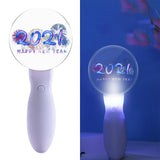 Maxbell Christmas Flashing Light Santa Claus Music Sound Stick Battery Operated B