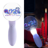 Maxbell Christmas Flashing Light Santa Claus Music Sound Stick Battery Operated B