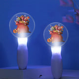 Maxbell Christmas Flashing Light Santa Claus Music Sound Stick Battery Operated C