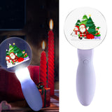 Maxbell Christmas Flashing Light Santa Claus Music Sound Stick Battery Operated E