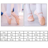 Ballet Dance Shoes Pointe Shoes Flats Dance Slipper Split Sole Skin Tone 40