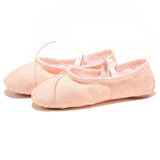 Ballet Dance Shoes Pointe Shoes Flats Dance Slipper Split Sole Skin Tone 40