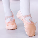 Ballet Dance Shoes Pointe Shoes Flats Dance Slipper Split Sole Skin Tone 40