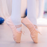 Ballet Dance Shoes Pointe Shoes Flats Dance Slipper Split Sole Skin Tone 40