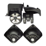 Maxbell 3x2pcs Swivel Wheel Luggage Suitcase Casters Swivel Wheel Replacement Black