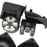 Maxbell 3x2pcs Swivel Wheel Luggage Suitcase Casters Swivel Wheel Replacement Black