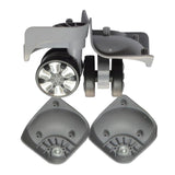 Maxbell 5x2pcs Swivel Wheel Luggage Suitcase Casters Swivel Wheel Replacement Grey