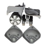 Maxbell 5x2pcs Swivel Wheel Luggage Suitcase Casters Swivel Wheel Replacement Grey