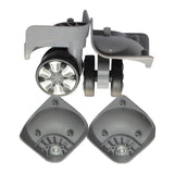 Maxbell 3x2pcs Swivel Wheel Luggage Suitcase Casters Swivel Wheel Replacement Grey