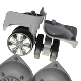 Maxbell 3x2pcs Swivel Wheel Luggage Suitcase Casters Swivel Wheel Replacement Grey