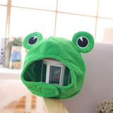 Maxbell 3xCartoon Funny Plush Frog Big Eye Hat Cosplay Costume Dress Up Hat Headgear