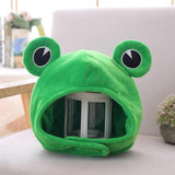Maxbell 2xCartoon Funny Plush Frog Big Eye Hat Cosplay Costume Dress Up Hat Headgear