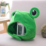 Maxbell 3xCartoon Funny Plush Frog Big Eye Hat Cosplay Costume Dress Up Hat Headgear