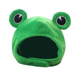 Maxbell 2xCartoon Funny Plush Frog Big Eye Hat Cosplay Costume Dress Up Hat Headgear