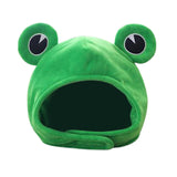 Maxbell 5xCartoon Funny Plush Frog Big Eye Hat Cosplay Costume Dress Up Hat Headgear