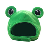 Maxbell 3xCartoon Funny Plush Frog Big Eye Hat Cosplay Costume Dress Up Hat Headgear