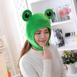 Maxbell 2xCartoon Funny Plush Frog Big Eye Hat Cosplay Costume Dress Up Hat Headgear