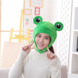 Maxbell 4xCartoon Funny Plush Frog Big Eye Hat Cosplay Costume Dress Up Hat Headgear