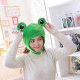 Maxbell 5xCartoon Funny Plush Frog Big Eye Hat Cosplay Costume Dress Up Hat Headgear