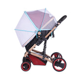 Maxbell Net for Stroller Long Lasting for Strollers Cradles  Tent blue