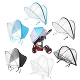 Maxbell Net for Stroller Long Lasting for Strollers Cradles  Tent blue