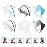 Maxbell Net for Stroller Long Lasting for Strollers Cradles  Tent blue