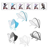 Maxbell Net for Stroller Long Lasting for Strollers Cradles  Tent blue